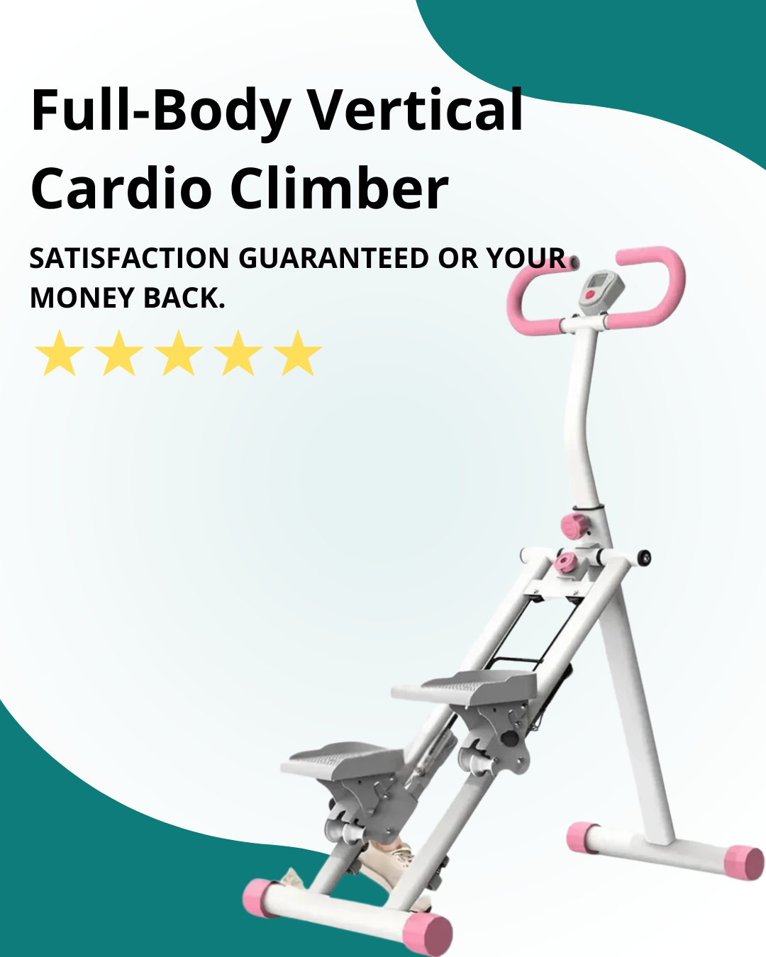 Folding Vertical Cardio Exercise Climber