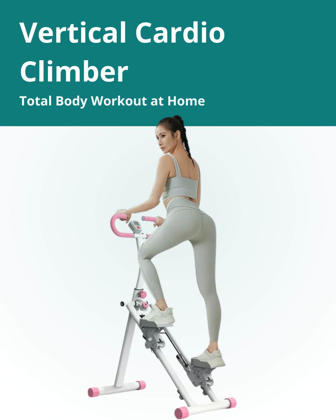 Folding Vertical Cardio Exercise Climber