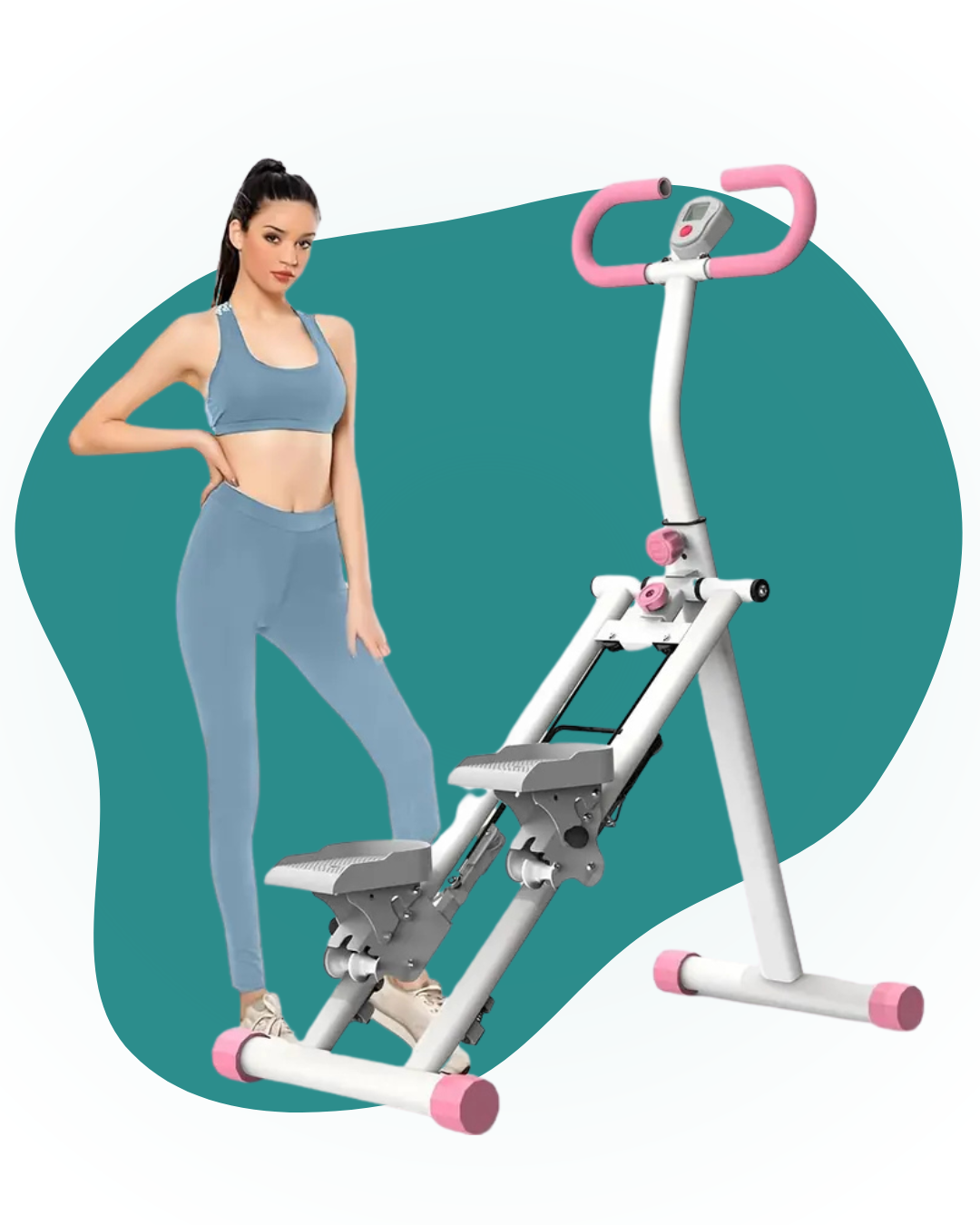 Folding Vertical Cardio Exercise Climber