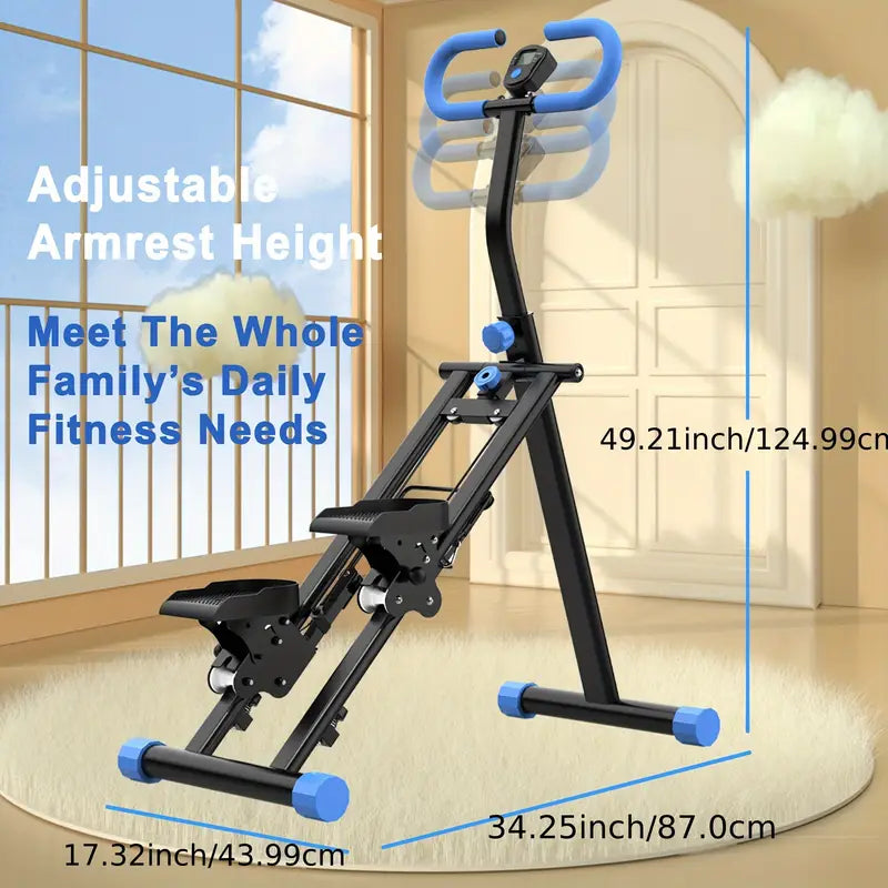 Folding Vertical Cardio Exercise Climber