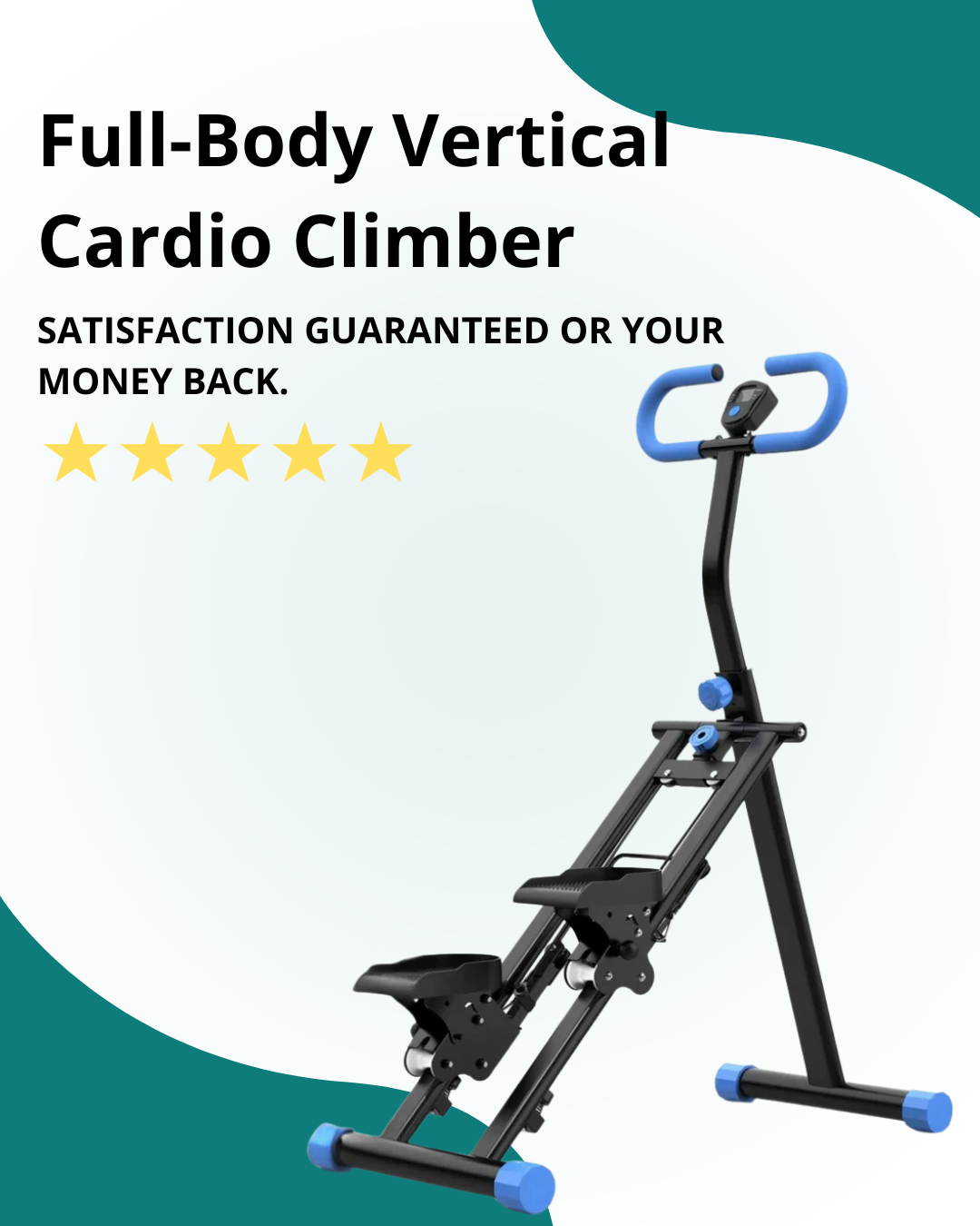 Folding Vertical Cardio Exercise Climber