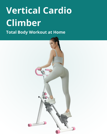 Folding Vertical Cardio Exercise Climber