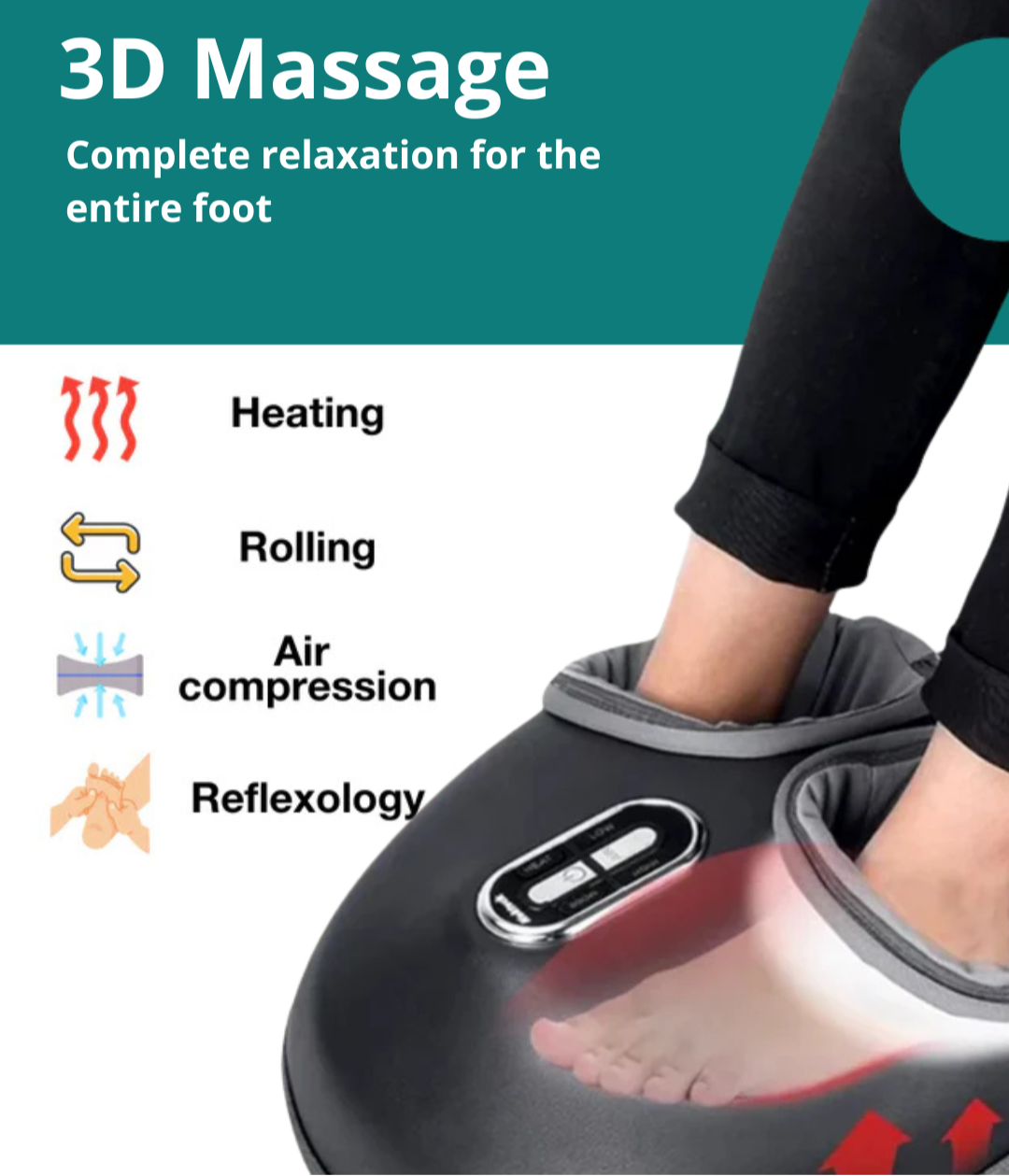 Shiatsu Foot Massager - Instant Foot Pain Relief!