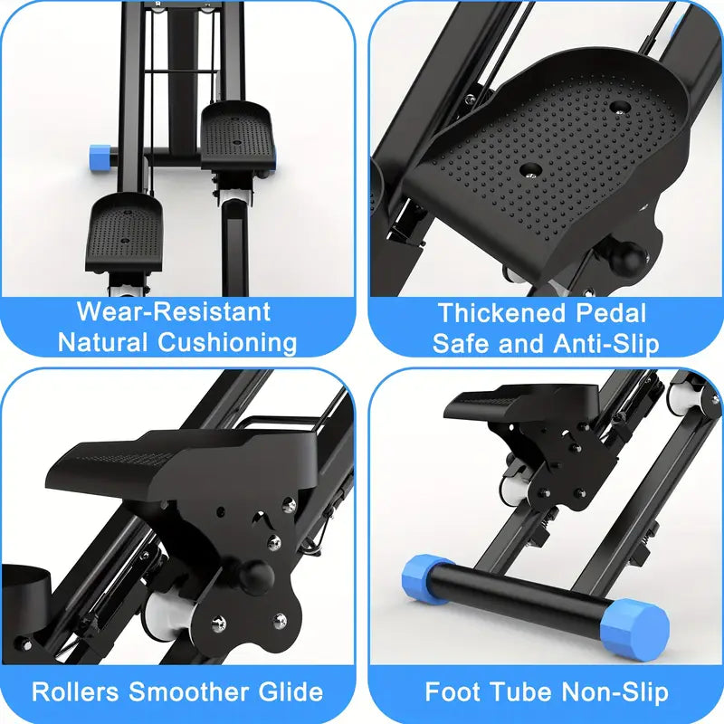 Folding Vertical Cardio Exercise Climber