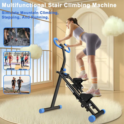 Folding Vertical Cardio Exercise Climber